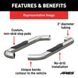 Load image into Gallery viewer, ARIES 3" Round Polished Stainless Side Bars 203045-2 fits Ford F-150 / F-250 / F-350 - Additional View 7