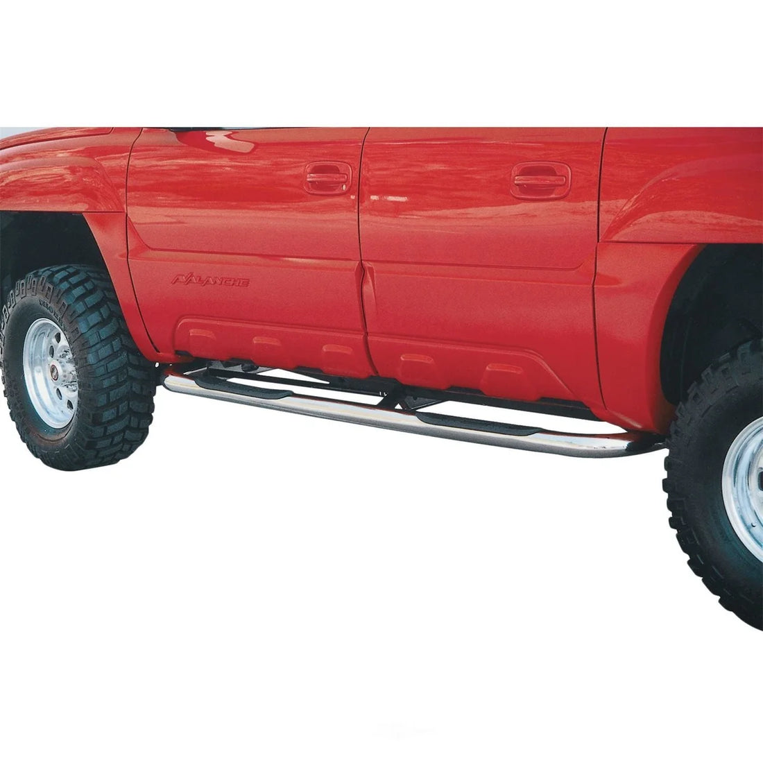 ARIES 3" Round Polished Stainless Side Bars 204004-2 fits Avalanche / Suburban / Yukon Xl - Additional View 8