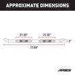 Load image into Gallery viewer, ARIES 3" Round Polished Stainless Side Bars 204046-2 fits Silverado / Sierra 1500 / 2500 / 3500