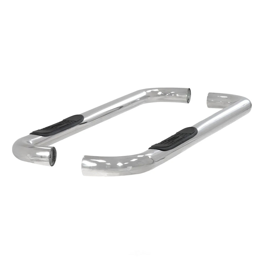 ARIES 3" Round Polished Stainless Side Bars 205000-2 fits Dodge Dakota - Additional View 5