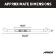 Load image into Gallery viewer, ARIES 3" Round Polished Stainless Side Bars 205000-2 fits Dodge Dakota - Additional View 6