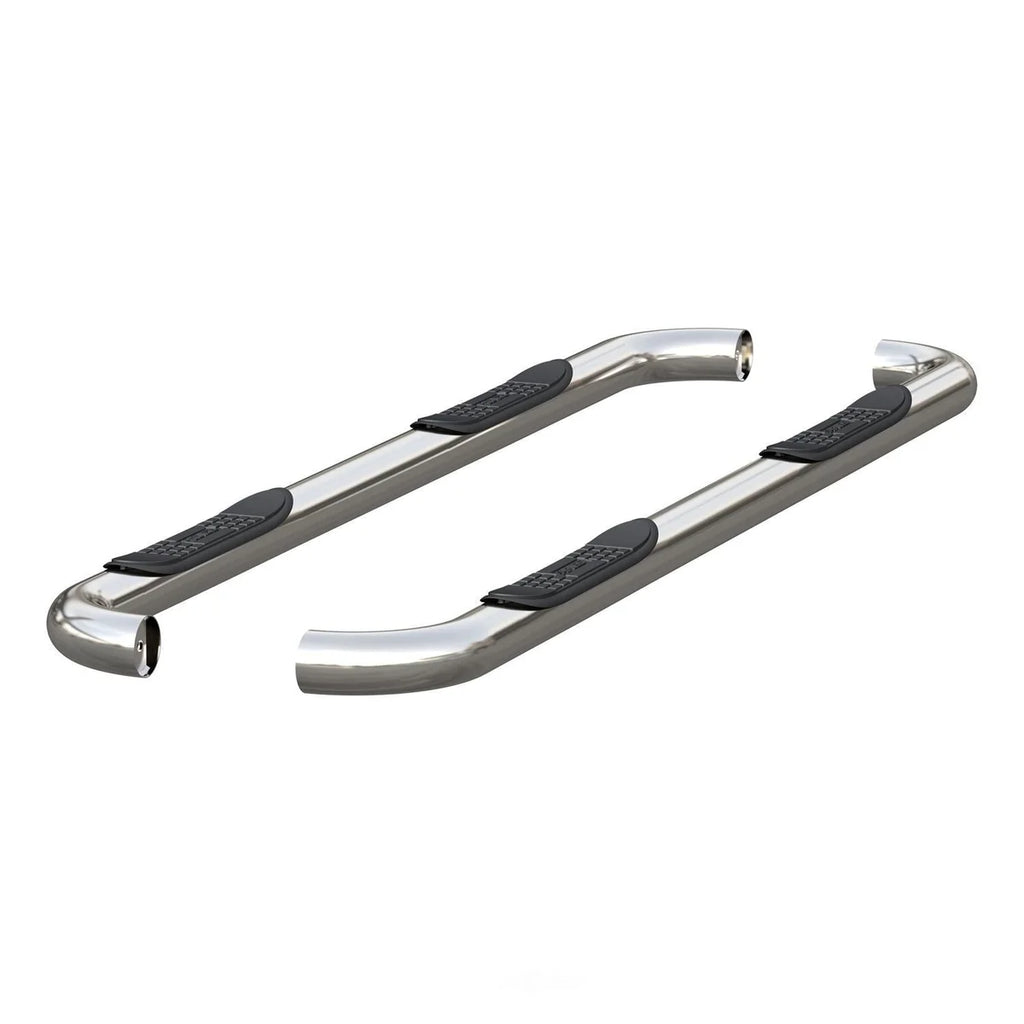 ARIES 3" Round Polished Stainless Side Bars 205041-2 fits Dodge Ram 1500 / Ram 2500 / Ram 3500 - Additional View 5