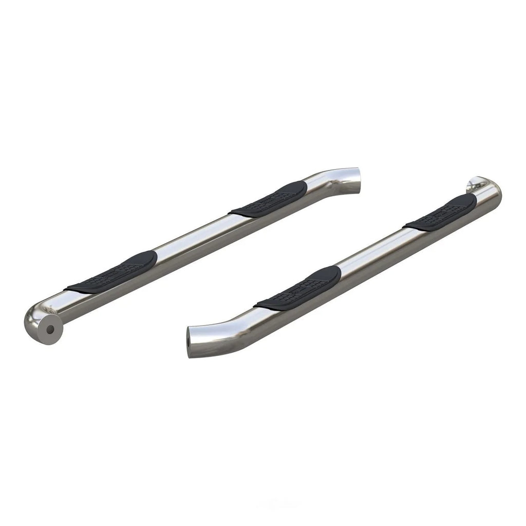 ARIES 3" Round Polished Stainless Side Bars 209018-2 fits Nissan Equator / Frontier - Additional View 5
