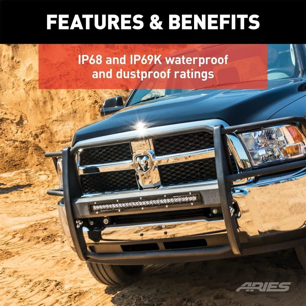 ARIES 30" Single-Row LED Light Bar (14,800 Lumens) 1501264 - Installation View