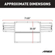 Load image into Gallery viewer, ARIES 3059 1-1/2-Inch Black Steel Grille Guard, No-Drill 3059 fits Ford Explorer - Installation View