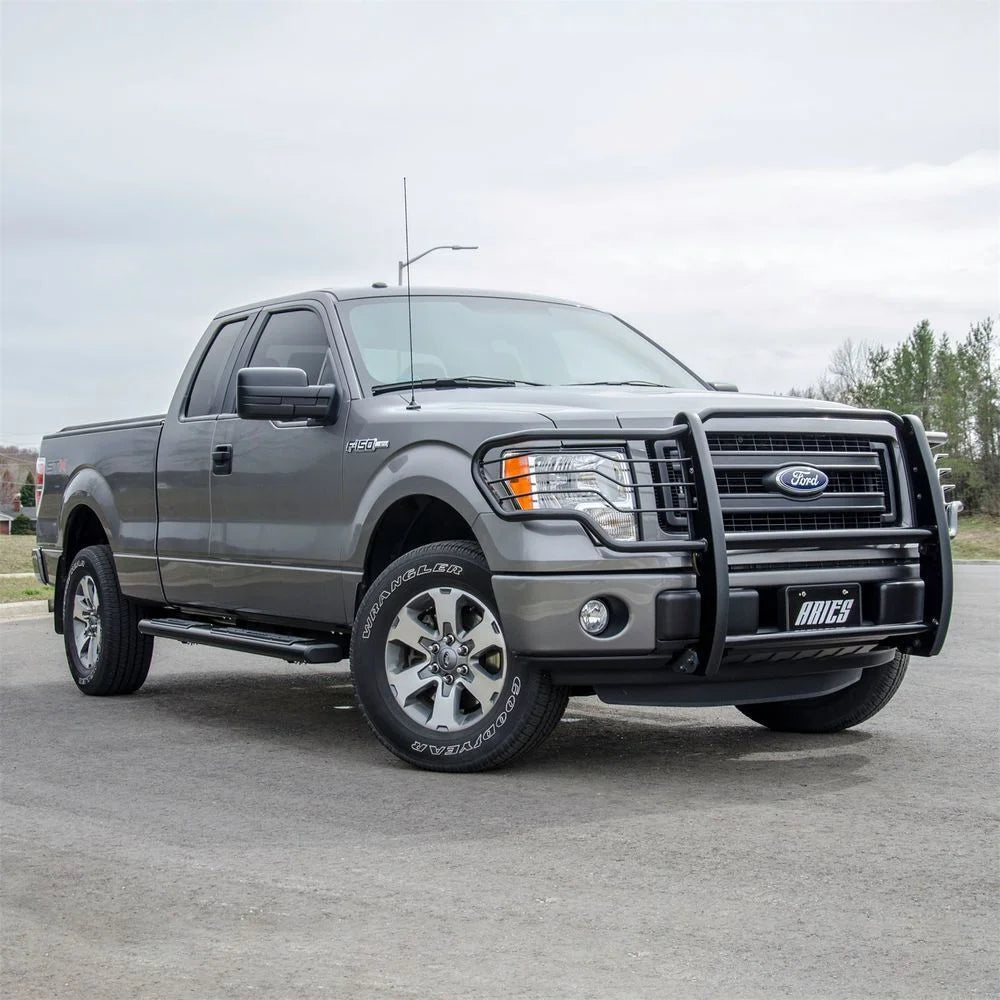 ARIES 3063 1-1/2-Inch Black Steel Grille Guard, No-Drill 3063 fits Ford F-150 - Additional View 8