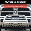 Load image into Gallery viewer, ARIES 35-0000 3-Inch Bull Bar License Plate Bracket 35-0000 - Additional View 5