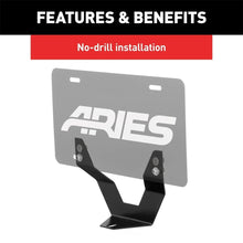 Load image into Gallery viewer, ARIES 35-0000 3-Inch Bull Bar License Plate Bracket 35-0000 - Additional View 6