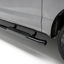 Load image into Gallery viewer, ARIES 4" Black Steel Oval Side Bars S224053 fits Silverado / Sierra 1500 / 2500 / 3500 CREW - Main Product View