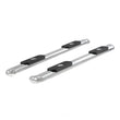 Load image into Gallery viewer, ARIES 4" Polished Stainless Oval Side Bars S223043-2 fits Ford F150 / F250 / F350 / F450 / F550 - Back View