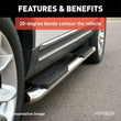 Load image into Gallery viewer, ARIES 4" Polished Stainless Oval Side Bars S223043-2 fits Ford F150 / F250 / F350 / F450 / F550 - Additional View 7