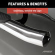 Load image into Gallery viewer, ARIES 4" Polished Stainless Oval Side Bars S223046-2 fits Ford Ranger Supercrew