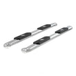 Load image into Gallery viewer, ARIES 4" Polished Stainless Oval Side Bars S224013-2 fits 2001-2014 Chevrolet / GMC - Back View