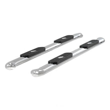 Load image into Gallery viewer, ARIES 4" Polished Stainless Oval Side Bars S224013-2 fits 2001-2014 Chevrolet / GMC - Back View
