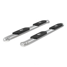 Load image into Gallery viewer, ARIES 4" Polished Stainless Oval Side Bars S224046-2 fits Silverado / Sierra 1500 / 2500 / 3500 - Back View