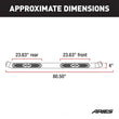 Load image into Gallery viewer, ARIES 4" Polished Stainless Oval Side Bars S224051-2 fits Chevrolet Colorado / GMC Canyon CREW - Additional View 7