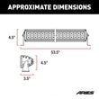 Load image into Gallery viewer, ARIES 50" Double-Row LED Light Bar (24,000 Lumens) 1501278 - Side View