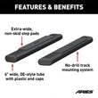 Load image into Gallery viewer, ARIES 6" x 53" Black Aluminum Oval Side Bars (No Brackets) B2853 fits 2006-2007 Chevrolet Silverado 1500 LT / 2016-2017 Fo...