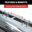 Load image into Gallery viewer, ARIES 6" x 75" Black Aluminum Oval Side Bars 4445002 fits Silverado / Tahoe / Sierra / Yukon - Additional View 7