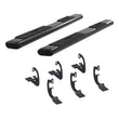 Load image into Gallery viewer, ARIES 6" x 75" Black Aluminum Oval Side Bars 4445007 fits 1999-2000 Chevrolet Silverado 1500 / 1999-2000 GMC Sierra 1500 /...
