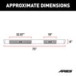 Load image into Gallery viewer, ARIES 6" x 75" Black Aluminum Oval Side Bars 4445007 fits 1999-2000 Chevrolet Silverado 1500 / 1999-2000 GMC Sierra 1500 /...