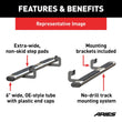 Load image into Gallery viewer, ARIES 6" x 75" Polished Stainless Oval Side Bars 4444023 fits Ford F-150 / F-250