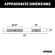 Load image into Gallery viewer, ARIES 6" x 85" Black Aluminum Oval Side Bars (No Brackets) B2885 fits 2003-2009 Dodge Ram 1500 LARAMIE / 2002 Dodge Ram 15...