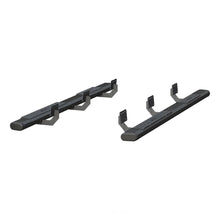 Load image into Gallery viewer, ARIES 6" x 91" Black Aluminum Oval Side Bars 4445047 fits Ram 1500 CREW CAB - Side View