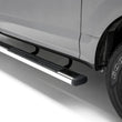 Load image into Gallery viewer, ARIES 6" x 91" Polished Stainless Oval Side Bars 4444003 fits Chevrolet / GMC Trucks