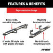 Load image into Gallery viewer, ARIES 6" x 91" Polished Stainless Oval Side Bars 4444027 fits Ford F-Series - Installation View