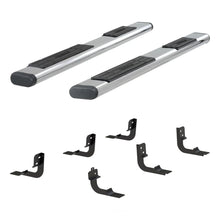 Load image into Gallery viewer, ARIES 6" x 91" Polished Stainless Oval Side Bars 4444046 fits Dodge Ram 2500 / Ram 3500 - Side View