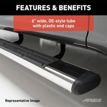 Load image into Gallery viewer, ARIES 6" x 91" Polished Stainless Oval Side Bars 4444046 fits Dodge Ram 2500 / Ram 3500 - Additional View 5