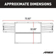 Load image into Gallery viewer, ARIES 6055 1-1/2-Inch Black Steel Grille Guard, No-Drill 6055 fits 2006-2014 Honda Ridgeline - Installation View
