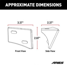 Load image into Gallery viewer, ARIES AR15800 Windshield Light Brackets, LEDs Sold Separately AR15800 fits 2007-2017 Jeep Wrangler JK - Additional View 5