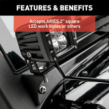 Load image into Gallery viewer, ARIES AR15800 Windshield Light Brackets, LEDs Sold Separately AR15800 fits 2007-2017 Jeep Wrangler JK - Additional View 7