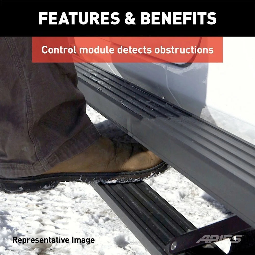 ARIES ActionTrac 48.75" Powered Running Boards 3034471 fits Jeep Wrangler JL 2-Door - Additional View 10
