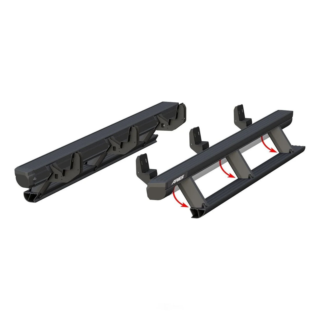 ARIES ActionTrac 83.6" Powered Running Boards 3047904 fits Colorado / Canyon CREW CAB - Side View