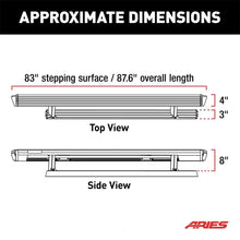 Load image into Gallery viewer, ARIES ActionTrac 83.6" Powered Running Boards 3047913 fits Ram 2500 / Ram EXTENDED - Back View