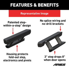 Load image into Gallery viewer, ARIES ActionTrac 83.6" Powered Running Boards (No Brackets) 3025179