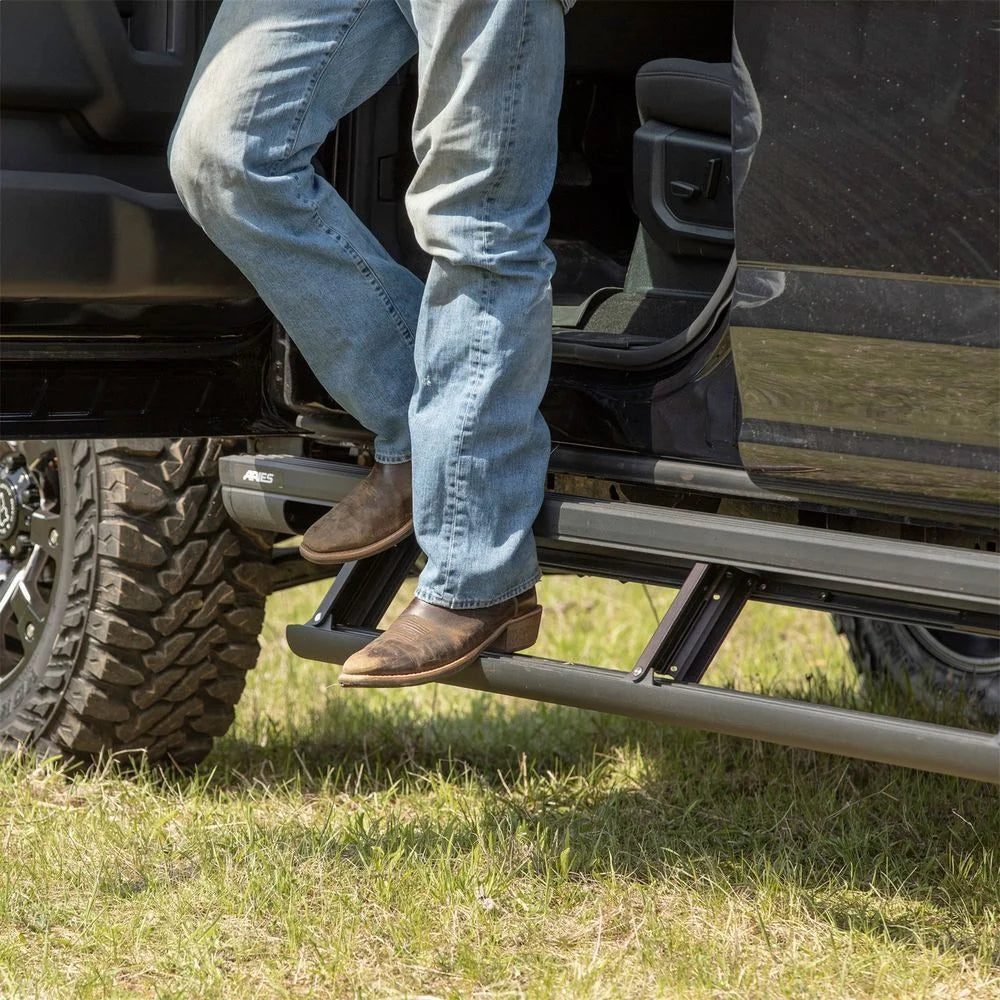 ARIES ActionTrac 87.6" Powered Running Boards 3048321 fits Ford F-Series - Additional View 16