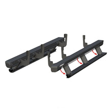 Load image into Gallery viewer, ARIES ActionTrac 87.6" Powered Running Boards Crew Cab 3048315 fits Chevrolet Silverado / GMC Sierra - Back View
