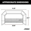 Load image into Gallery viewer, ARIES AdvantEDGE 5-1/2" Black Aluminum Bull Bar 2164003 fits Chevrolet Silverado 2500 / Silverado 3500 / GMC Sierra 2500 /...