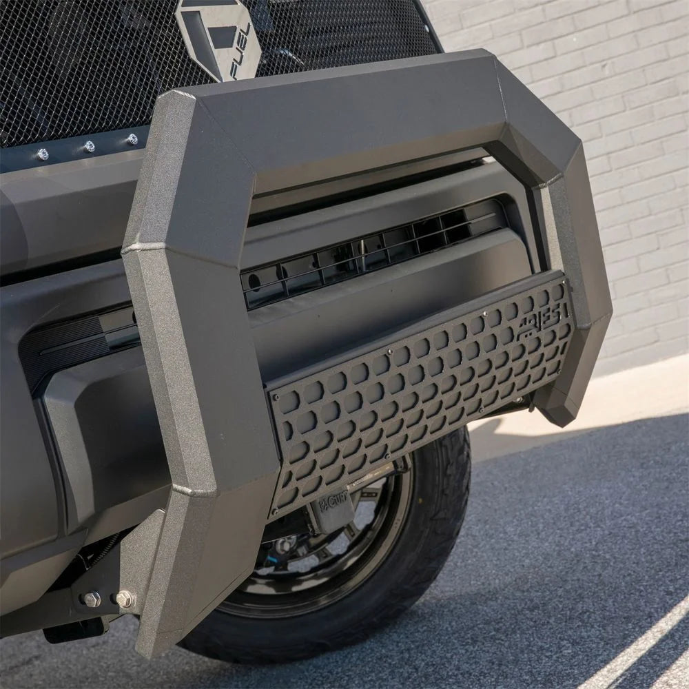 ARIES AdvantEDGE 5-1/2" Black Aluminum Bull Bar 2164003 fits Chevrolet Silverado 2500 / Silverado 3500 / GMC Sierra 2500 /...
