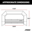 Load image into Gallery viewer, ARIES AdvantEDGE 5-1/2" Black Aluminum Bull Bar 2164003 fits Chevrolet Silverado 2500 / Silverado 3500 / GMC Sierra 2500 /...