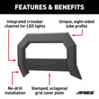 Load image into Gallery viewer, ARIES AdvantEDGE 5-1/2" Black Aluminum Bull Bar 2164003 fits Chevrolet Silverado 2500 / Silverado 3500 / GMC Sierra 2500 /...