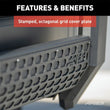 Load image into Gallery viewer, ARIES AdvantEDGE 5-1/2" Black Aluminum Bull Bar 2164003 fits Chevrolet Silverado 2500 / Silverado 3500 / GMC Sierra 2500 /...