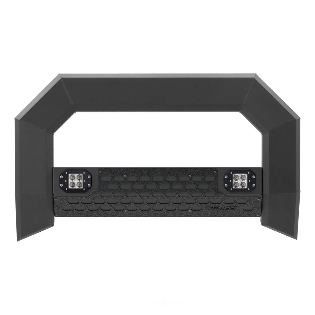 ARIES AdvantEDGE 5-1/2" Black Aluminum Bull Bar with Lights 2163102 fits 2011-2016 Ford F-250 Super Duty / 2011-2016 Ford ...
