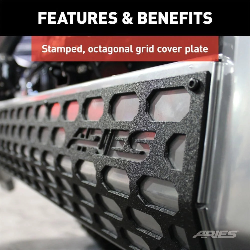 ARIES AdvantEDGE 5-1/2" Chrome Aluminum Bull Bar 2153003 fits Ford F250 / F350 / F450 / F550 - Additional View 8