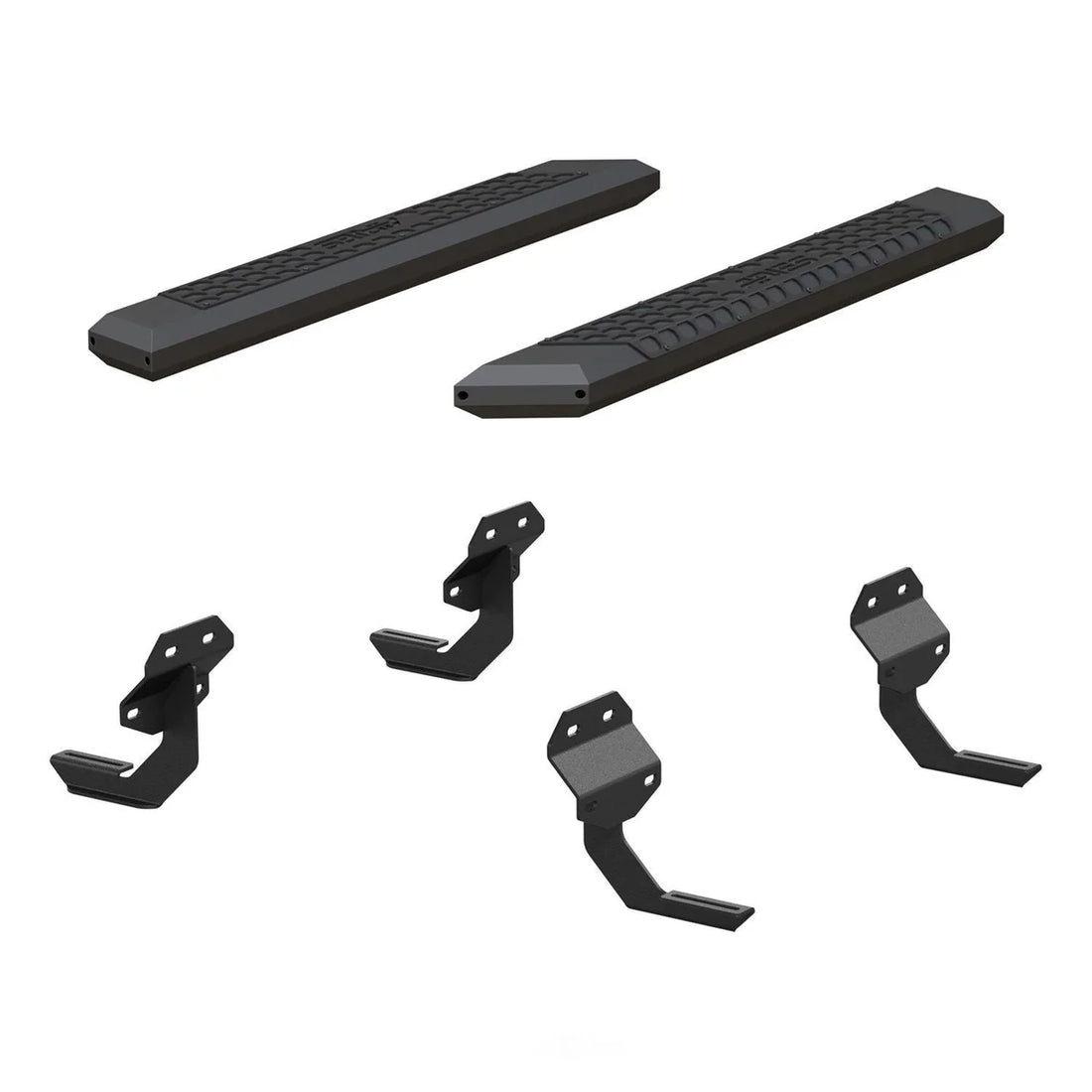ARIES AdvantEDGE 5-1/2" x 53" Black Aluminum Side Bars 2556011 fits Ford F150 - Additional View 5