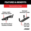 Load image into Gallery viewer, ARIES AdvantEDGE 5-1/2" x 53" Black Aluminum Side Bars 2556011 fits Ford F150 - Additional View 7